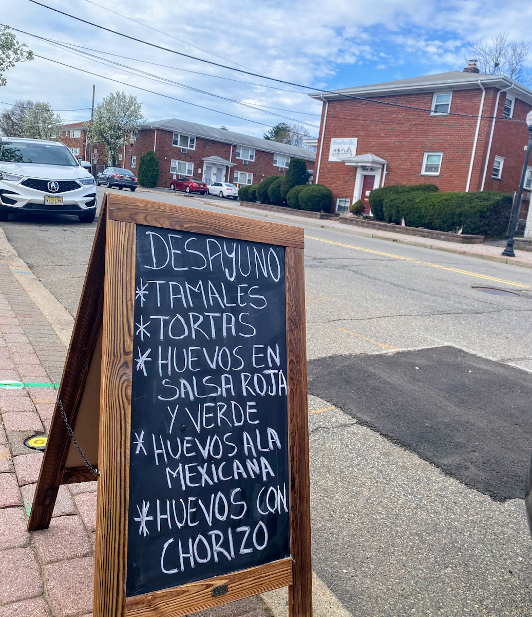 Mexican Antojitos menu board