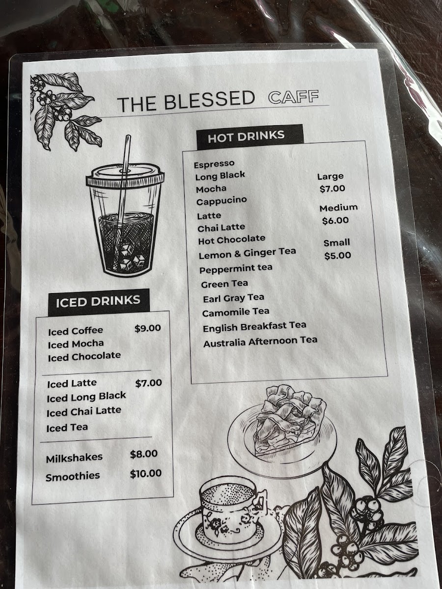 Camp 64 menu board