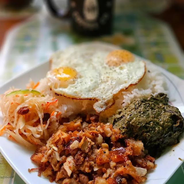 Atsara Pork Sisig and Laing
