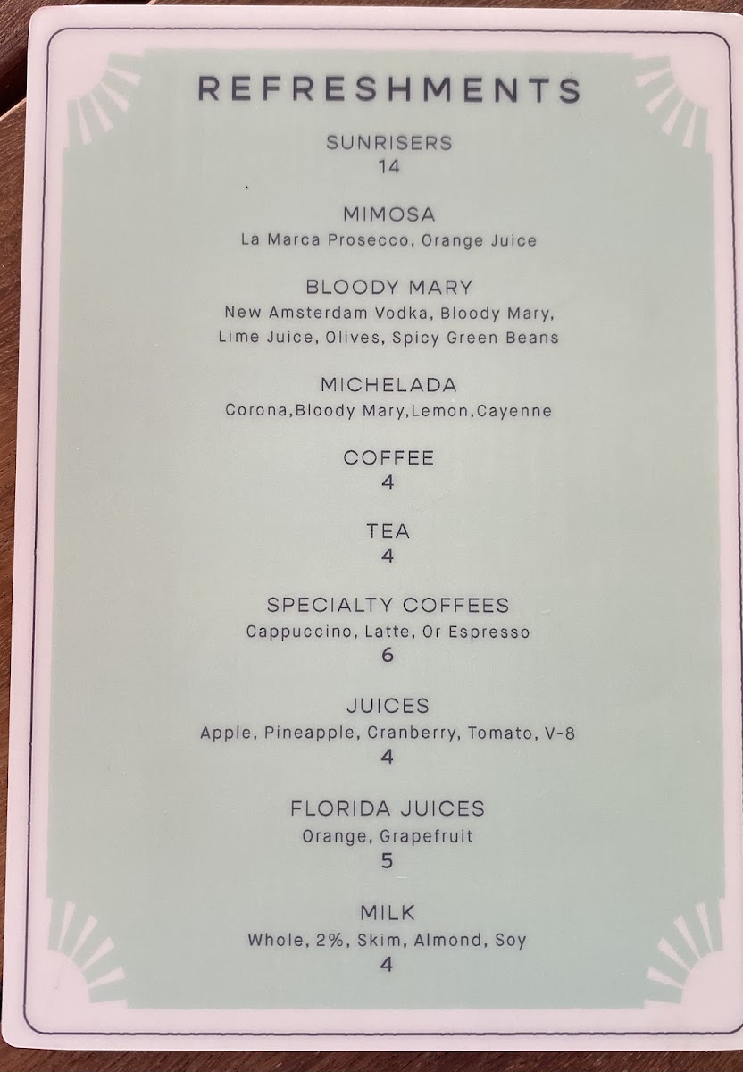 Mercado Morada menu board