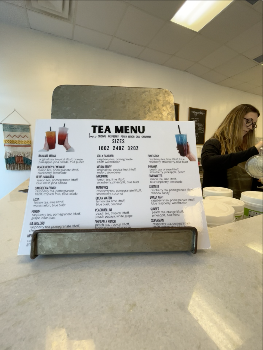 Three Rivers Nutrition menu board
