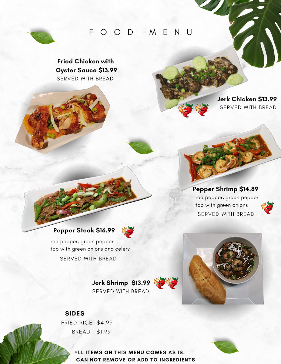 Zen Tavern menu board