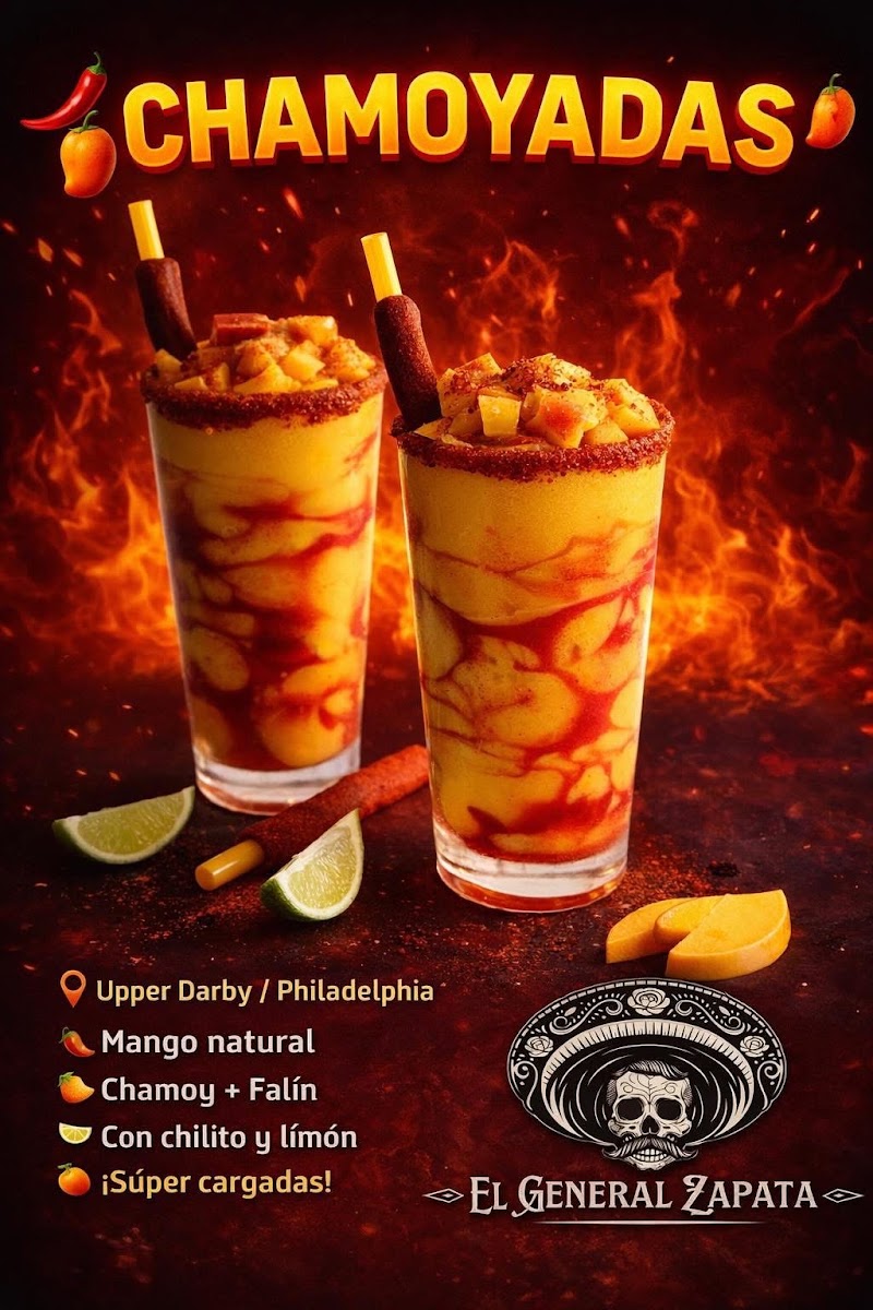 El General Zapata menu board