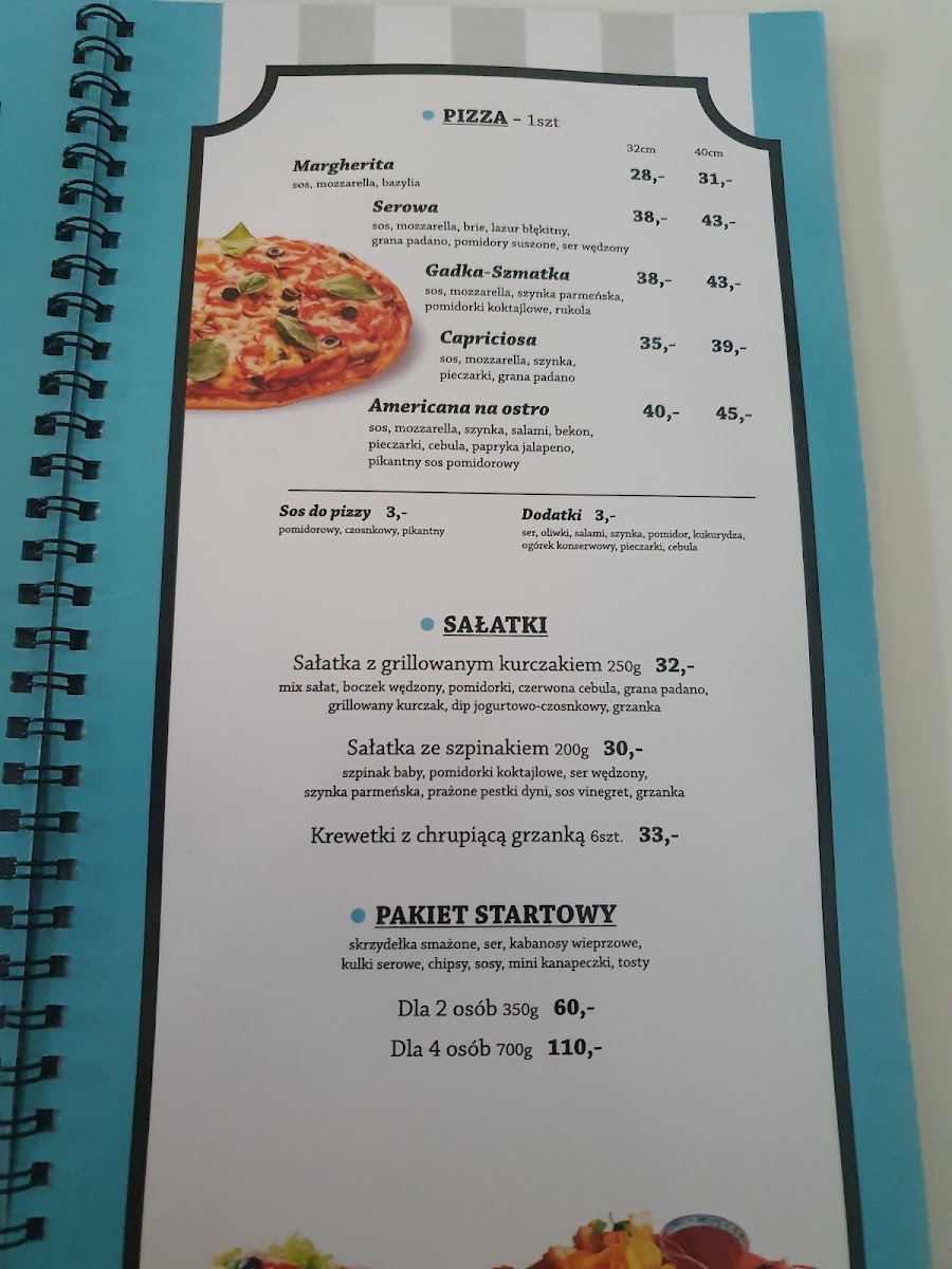 Gadka Szmatka menu board