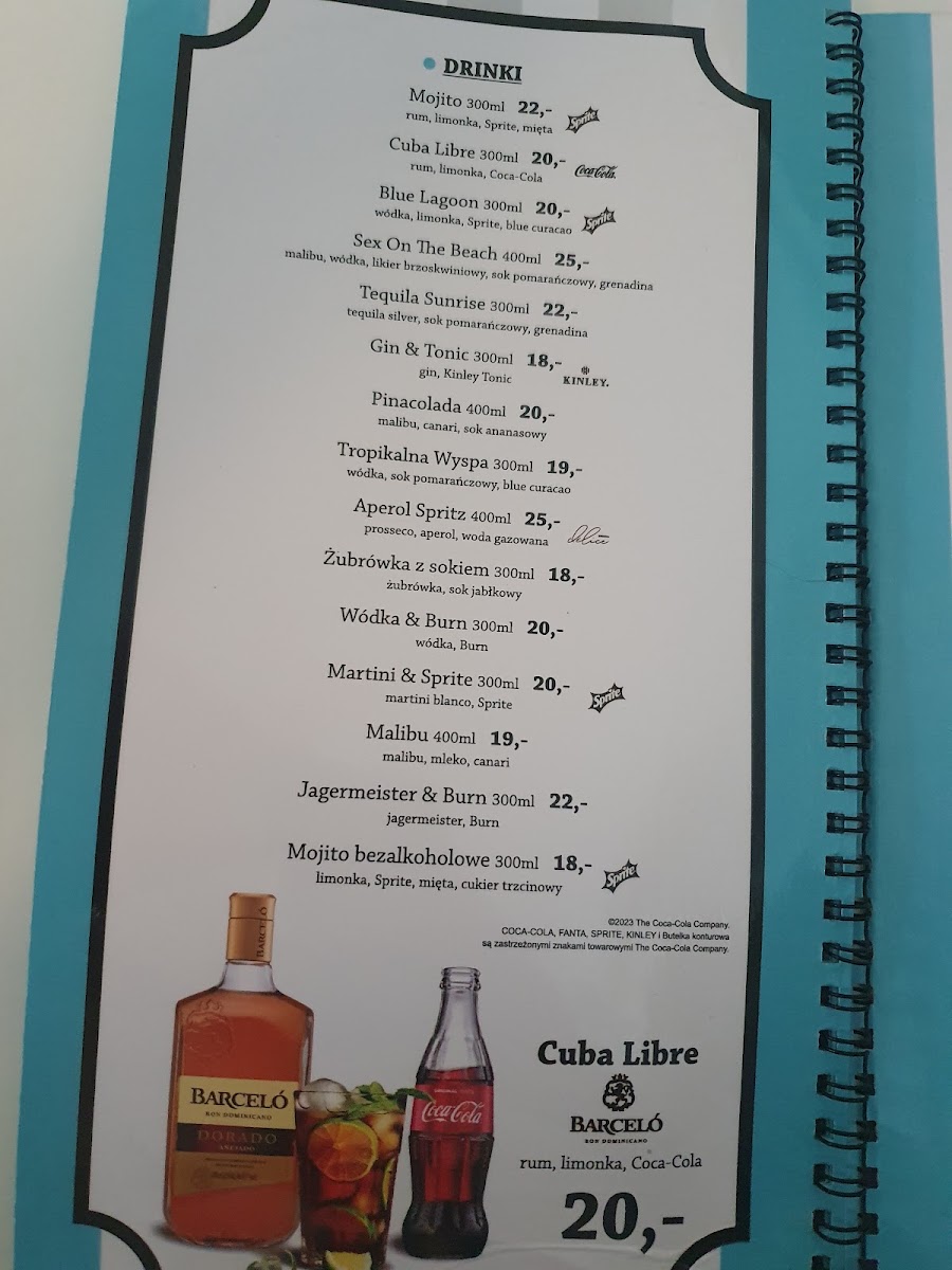 Gadka Szmatka menu board
