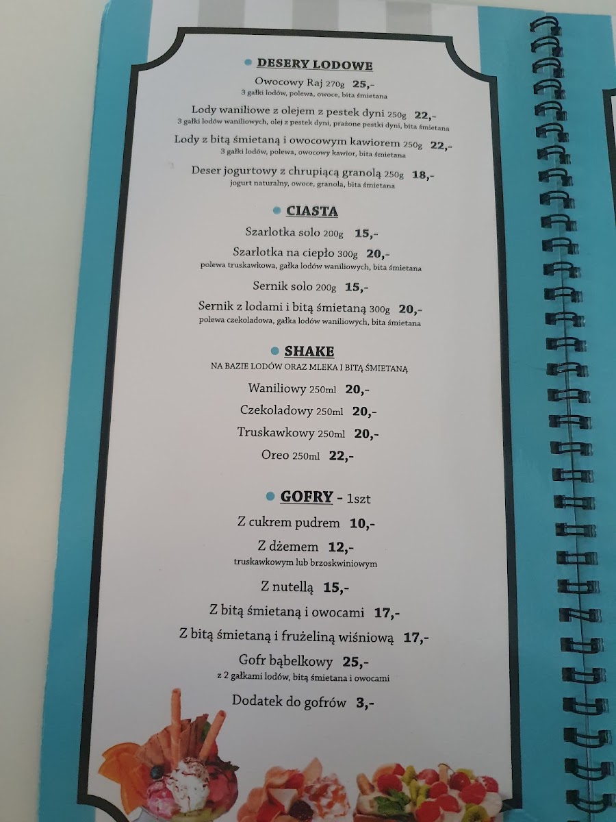 Gadka Szmatka menu board