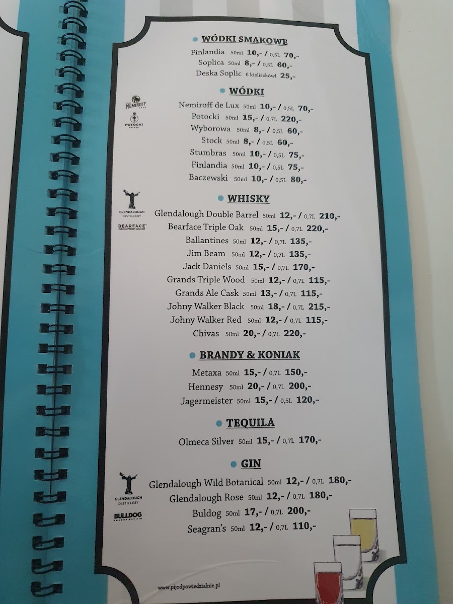 Gadka Szmatka menu board