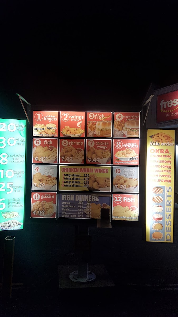 Fresh Way menu board