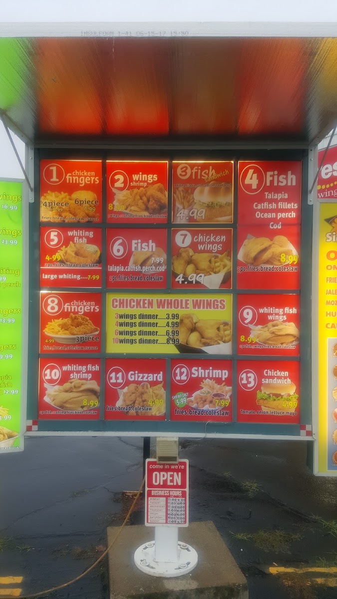 Fresh Way menu board