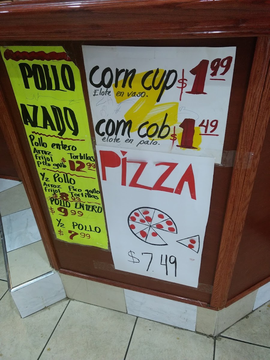 El Pueblo Restaurant menu board
