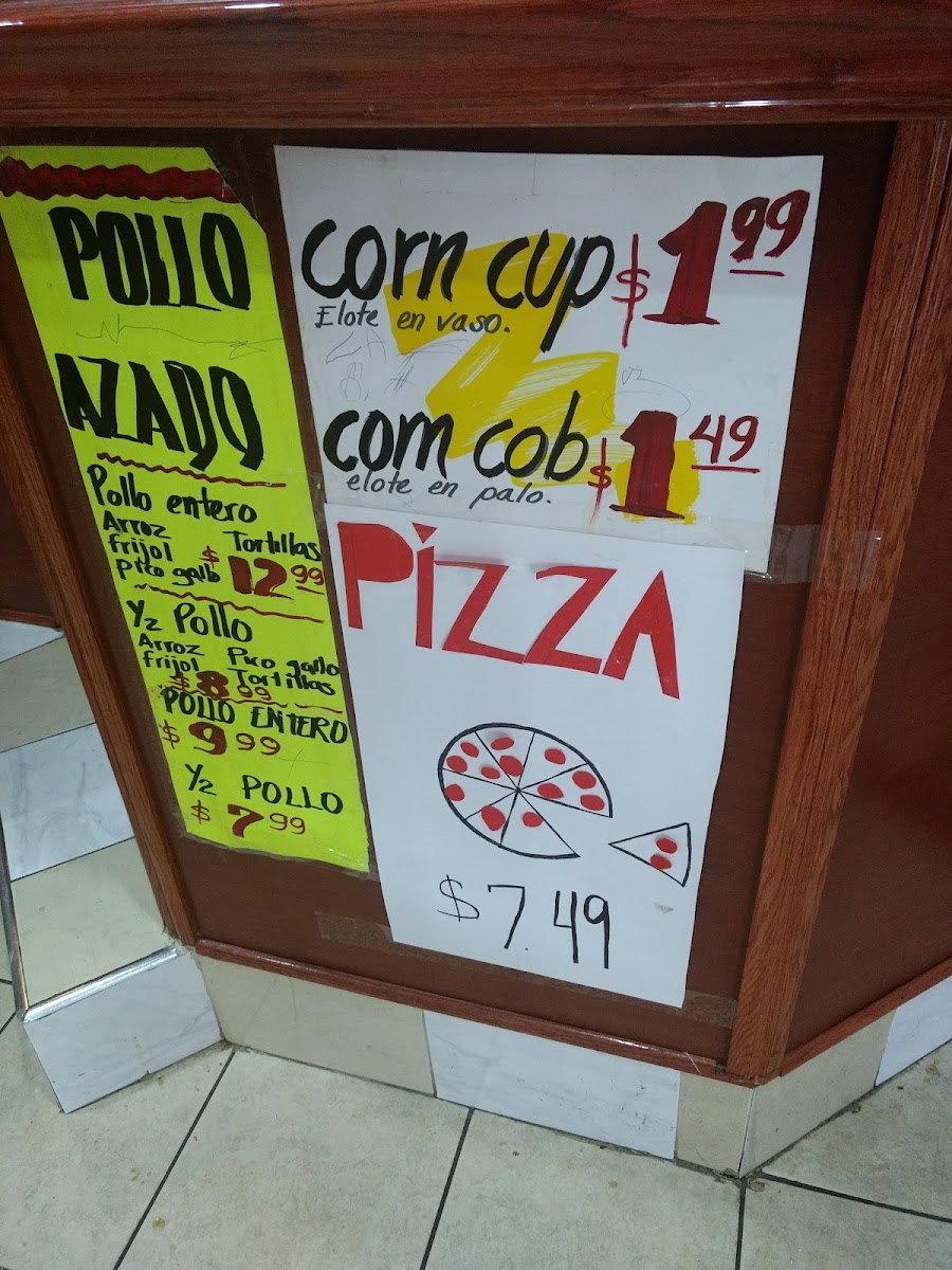 El Pueblo Restaurant menu board