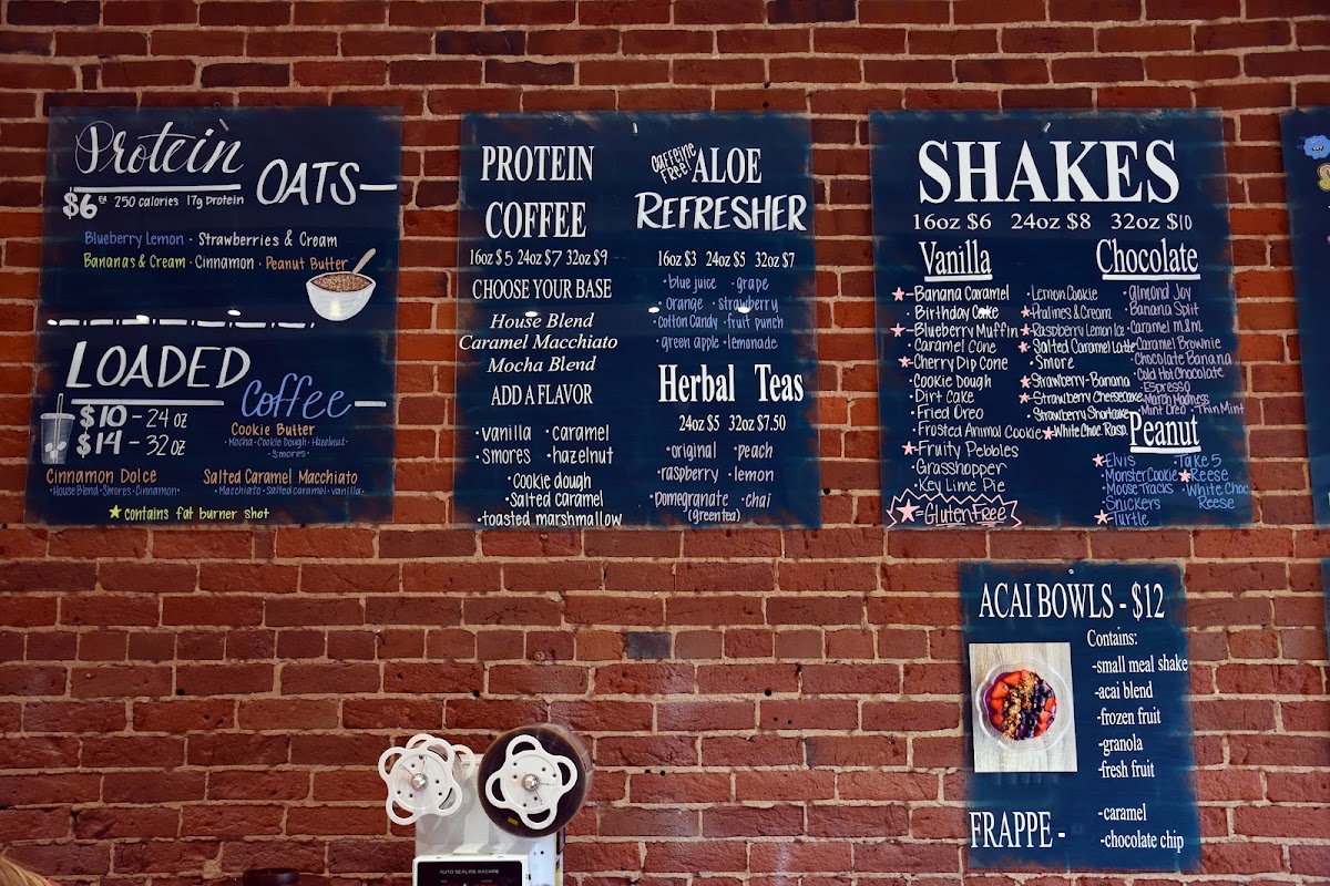 Reap & Sow Nutrition - Herbalife menu board