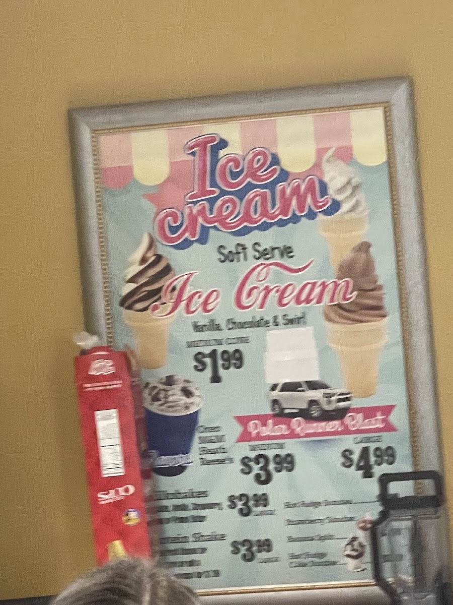 The Cafe at Swope Toyota menu board