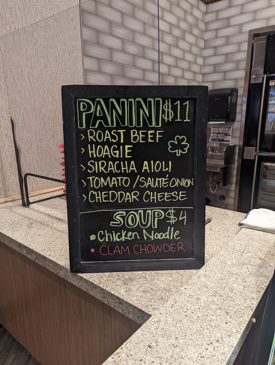 The Market menu board