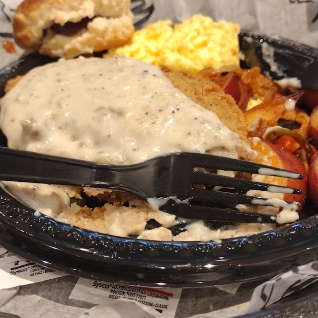 Country Fried Steak and Eggs