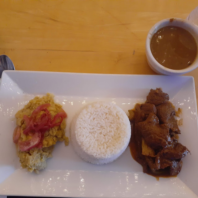 Beef Stew with Rice and Beans