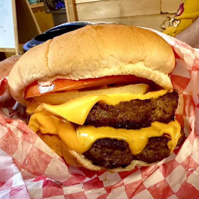 Double Cheeseburger with Everything