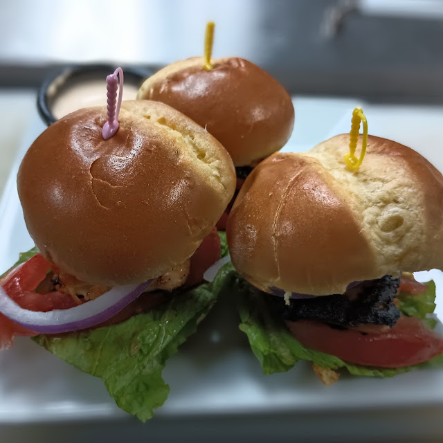 Salmon Sliders
