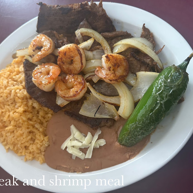 Carne Azada Con Camaron