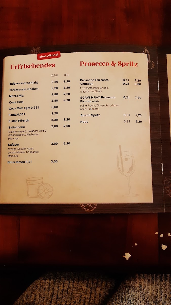 Cafe Express menu board