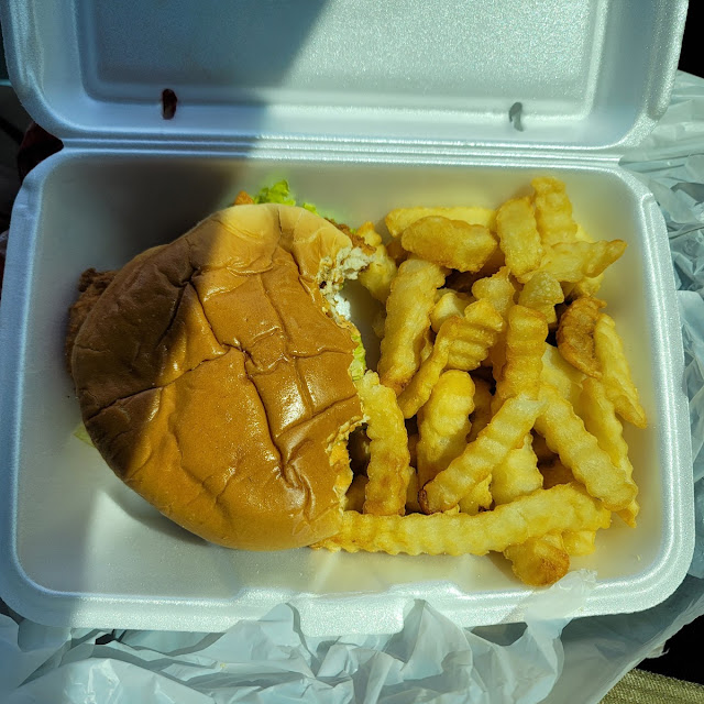 Fried Chicken Sandwhich Plate