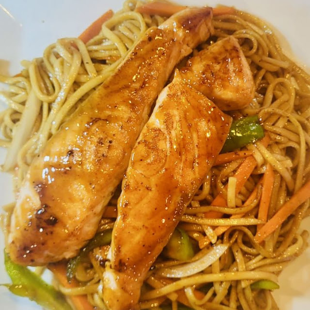 Hibachi Salmon