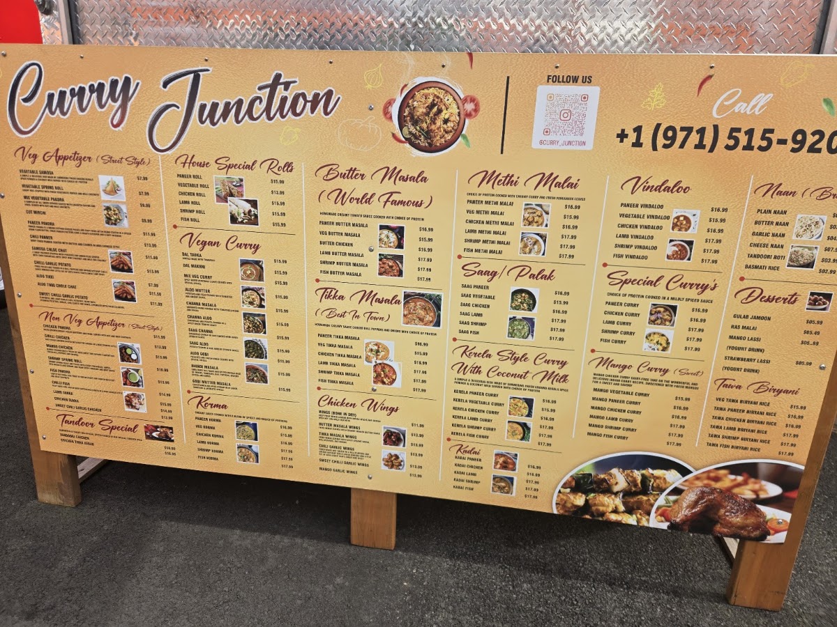 Punjabi Aa Gaye Oye menu board