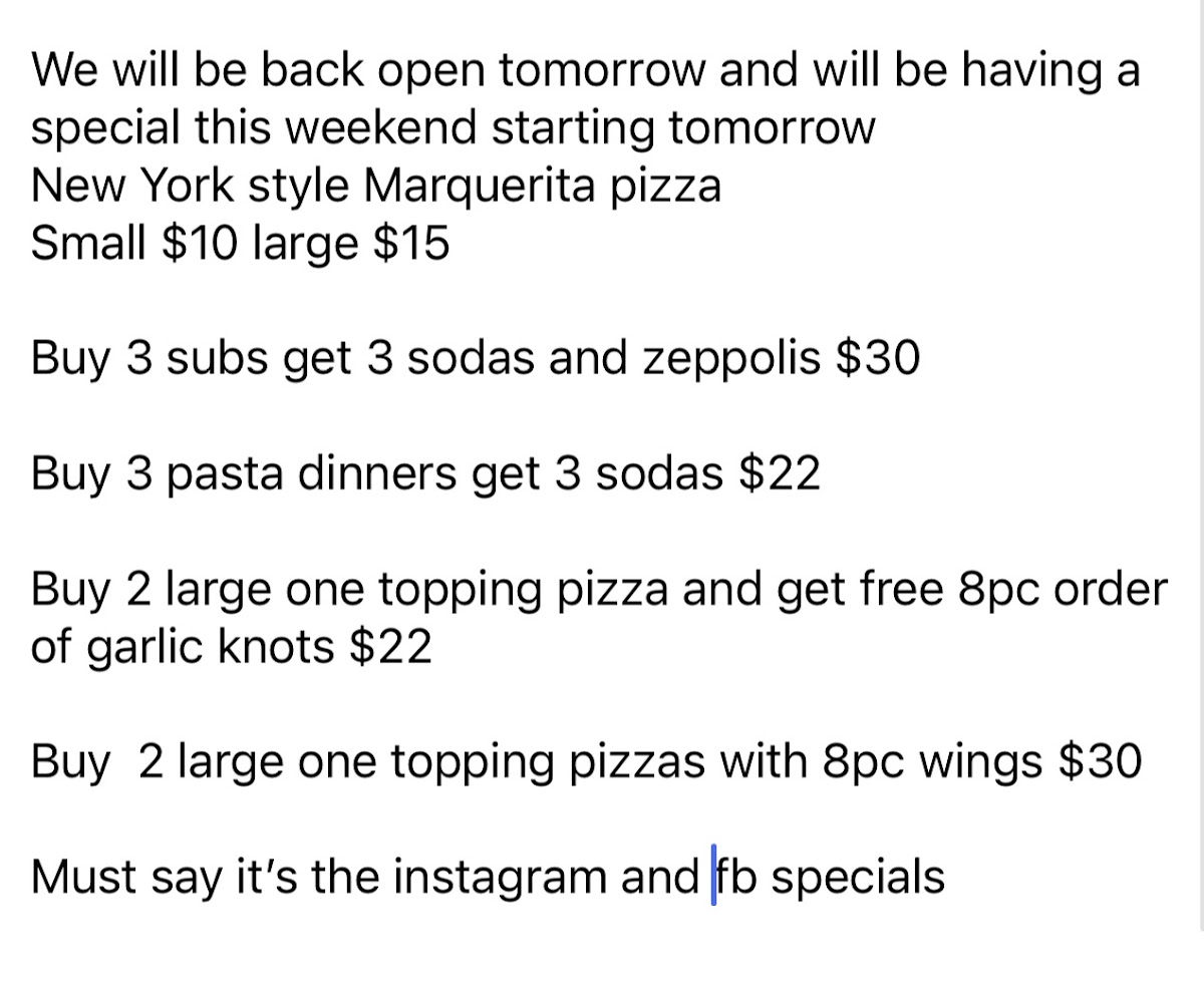 Howieluv's Pizza Wings And Subs menu board