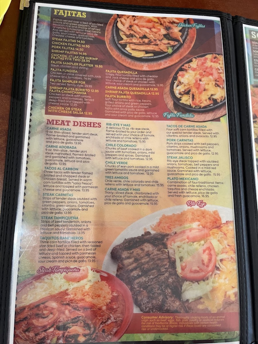 Mi Tierra | Mexican menu board