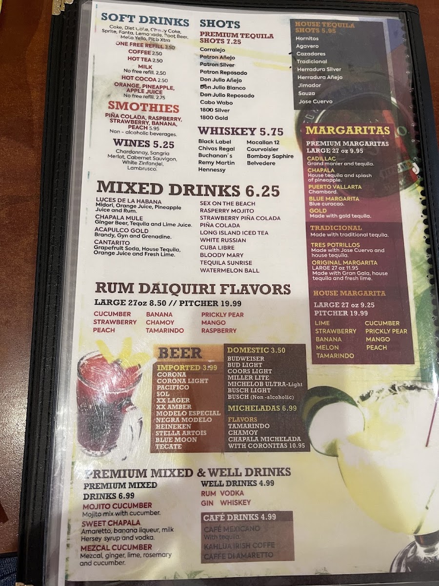 Mi Tierra | Mexican menu board