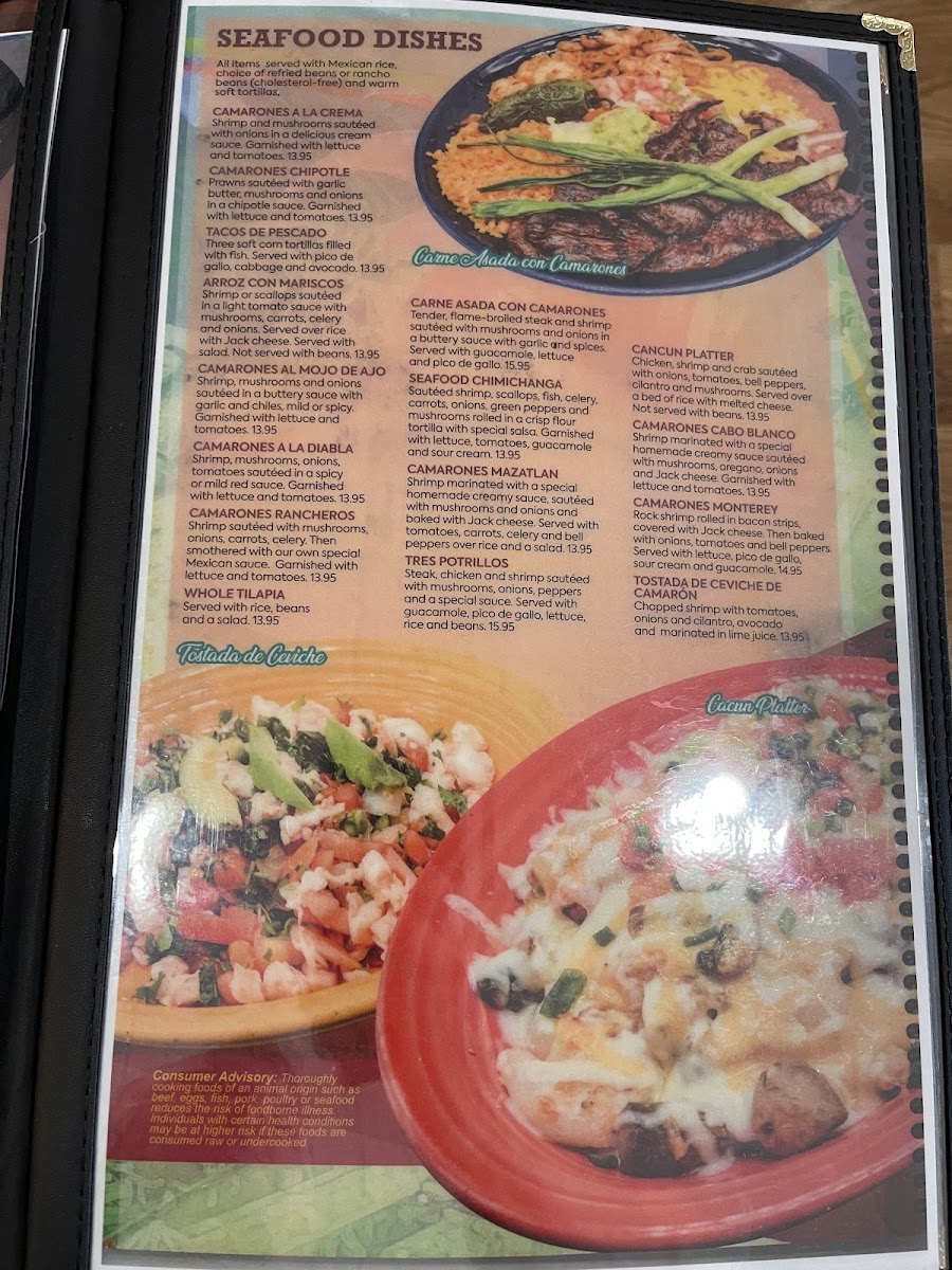Mi Tierra | Mexican menu board
