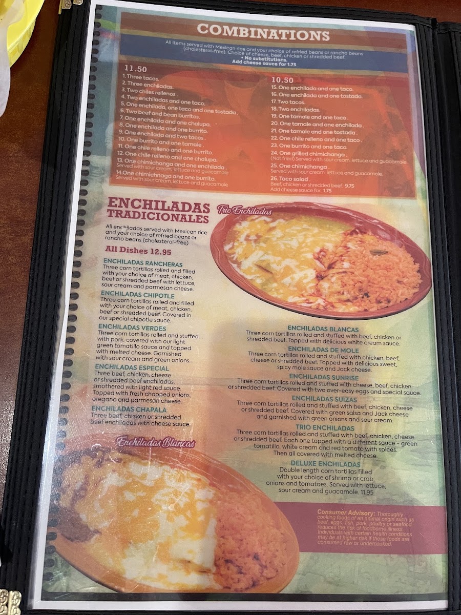 Mi Tierra | Mexican menu board