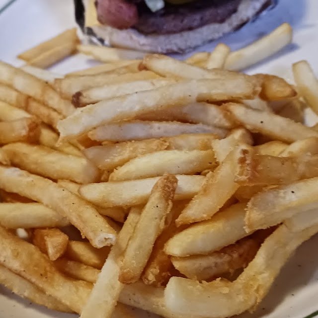 Mexican Hamburger with Fries