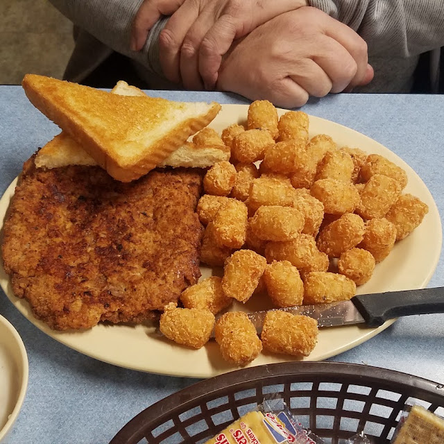 Chicken Fried Steak and Tater Tots