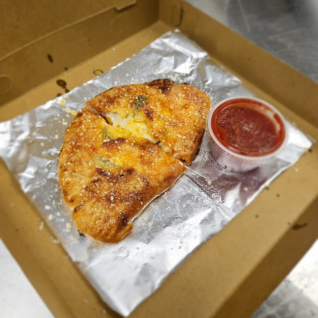 Calzone with Side of Sauce