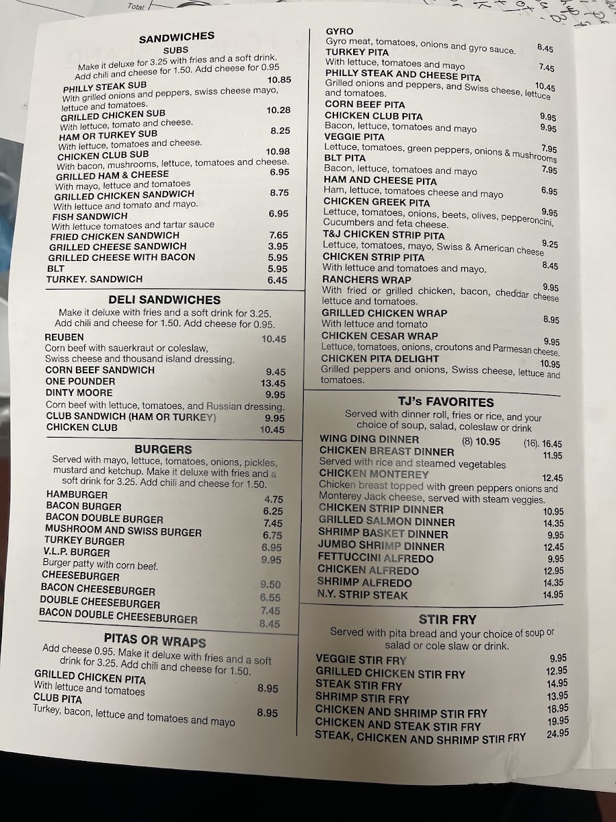 Motor City Coney Island - 7 Mile/Schaefer menu board
