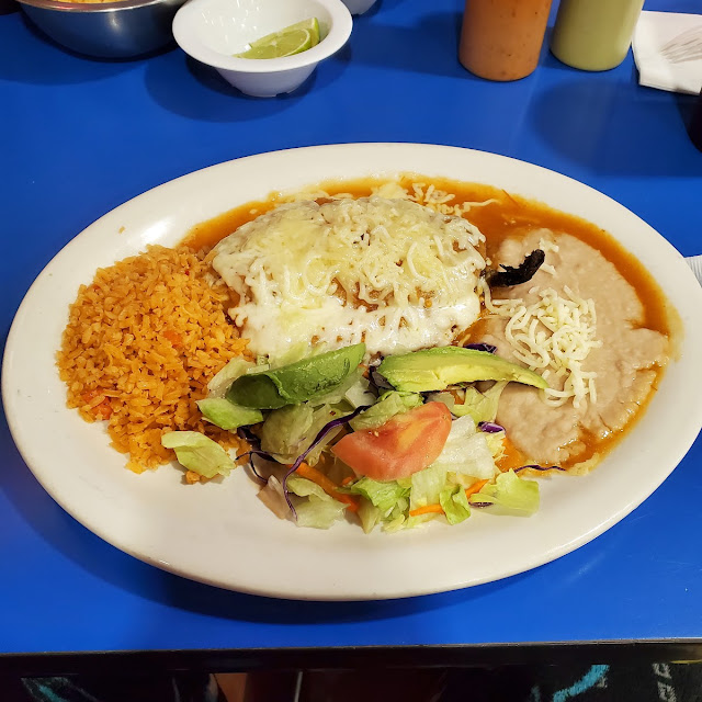 Chile Relleno & Tortitas De Camaron