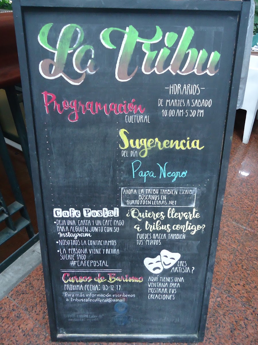 Maxwell Bakery menu board