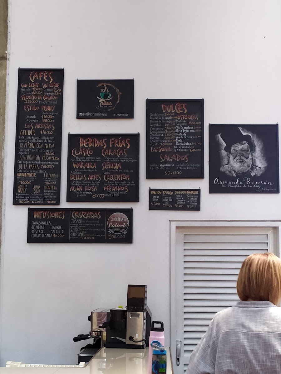 Maxwell Bakery menu board