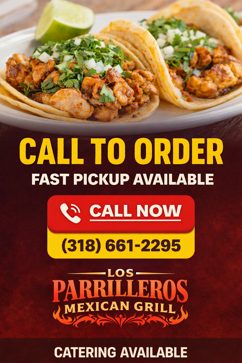 los parrilleros mexican grill & bar menu board