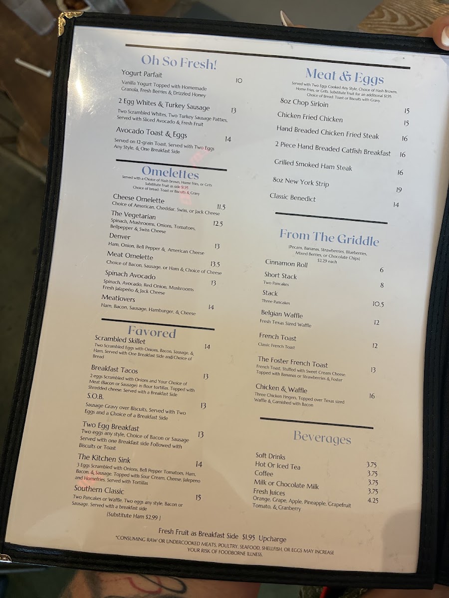 Butter & Grace -The Mini menu board