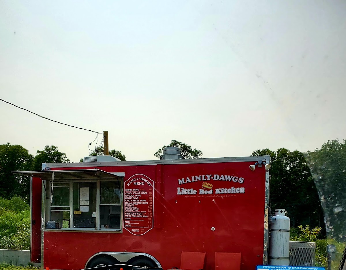 Mainly Dawgs menu board