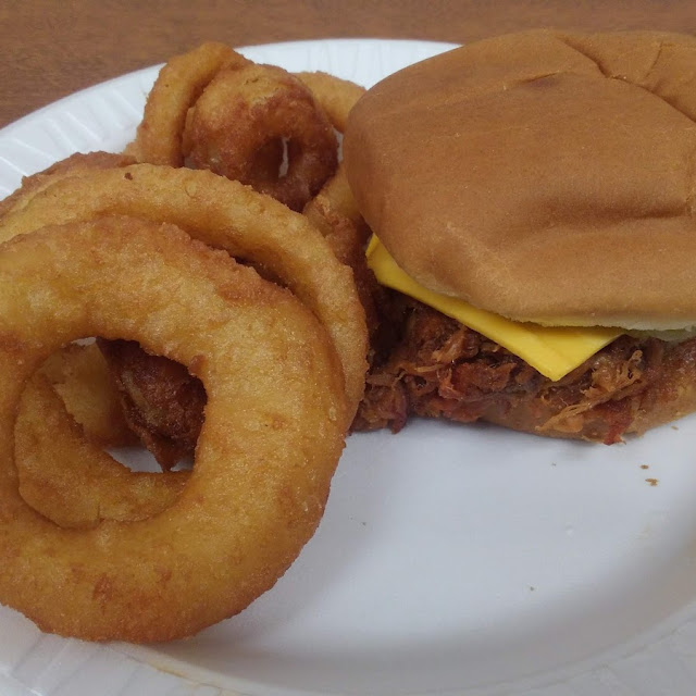 BBQ Pork with Onion Rings