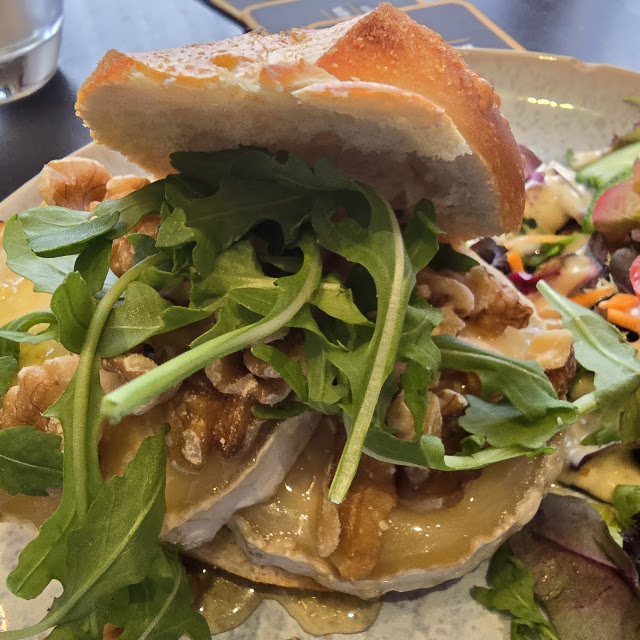 Goa Cheese Honey and Walnuts Sandwich