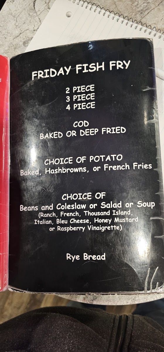 Lockwood's Longshot menu board