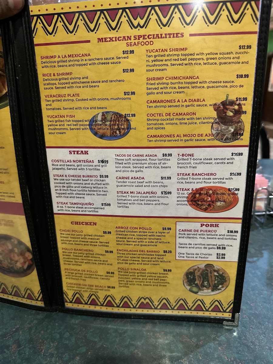 My Jalapeño menu board