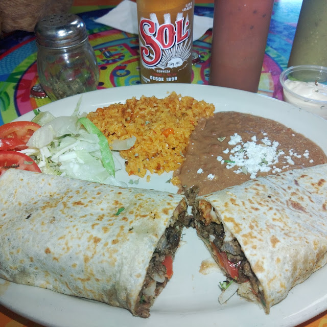 Burrito Mediano Arroz Y Frijoles
