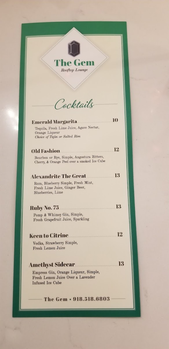 Gem-plates menu board