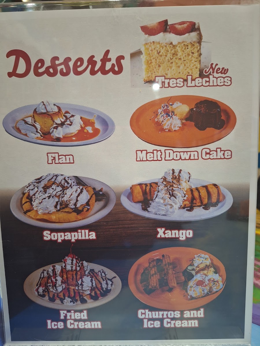 El Patrón Lincoln menu board