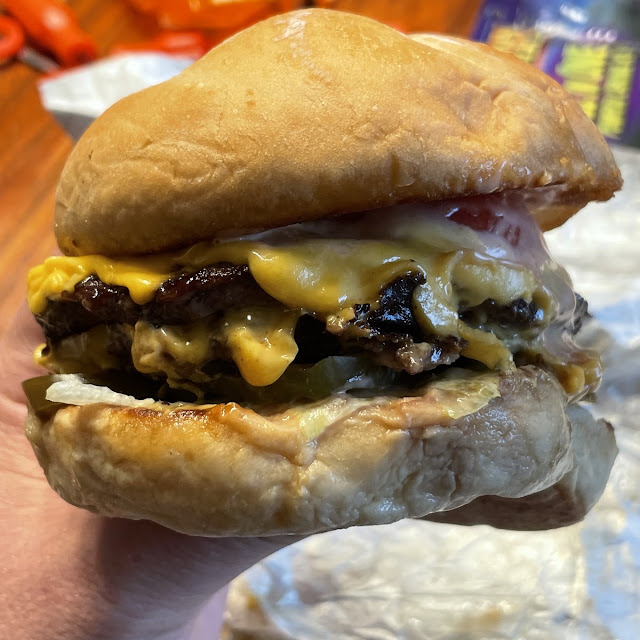 Double Cheese Burger w Jalapeño